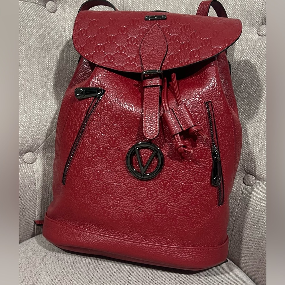 Valentino Large Leather Backpack (Authentic)